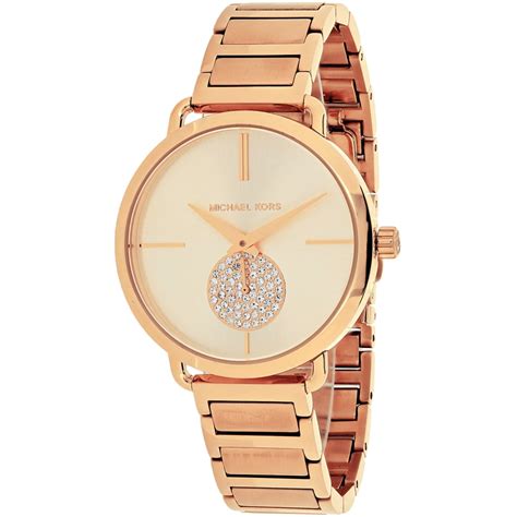 michael kors women's portia rose gold-tone watch mk3640|Michael Kors Women's Portia Rose Gold.